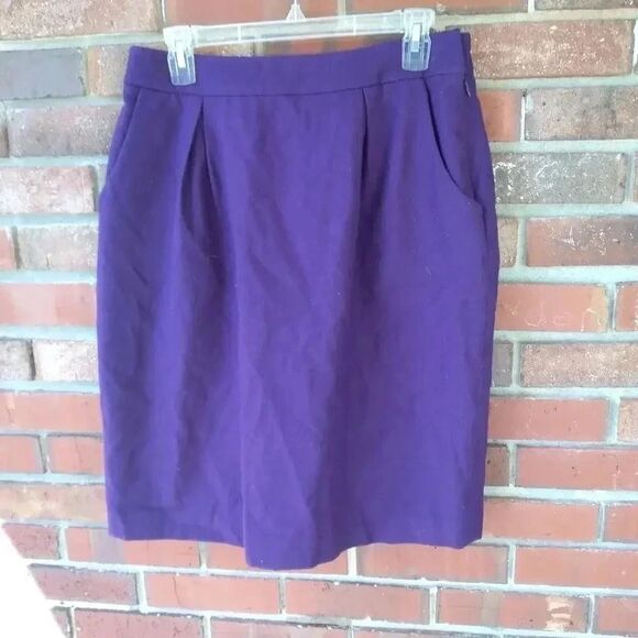 Simply Vera Purple wool skirt - Picture 1 of 4